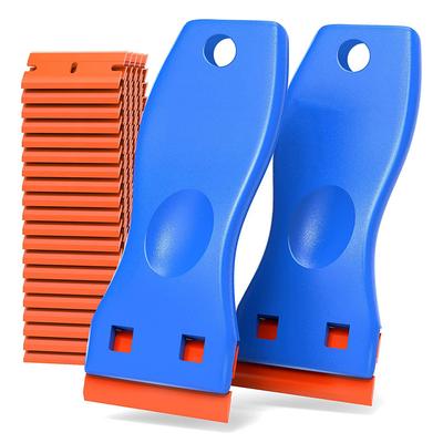 Raspador de eliminación de pegamento, raspador de limpieza de eliminación de vidrio de plástico multifuncional, herramienta de aplicación de película de coche, pala de limpieza de cocina
