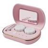 Compact Automatic Contact Lens Cleaner with Vibration Technology - Portable Storage for Colored Lenses