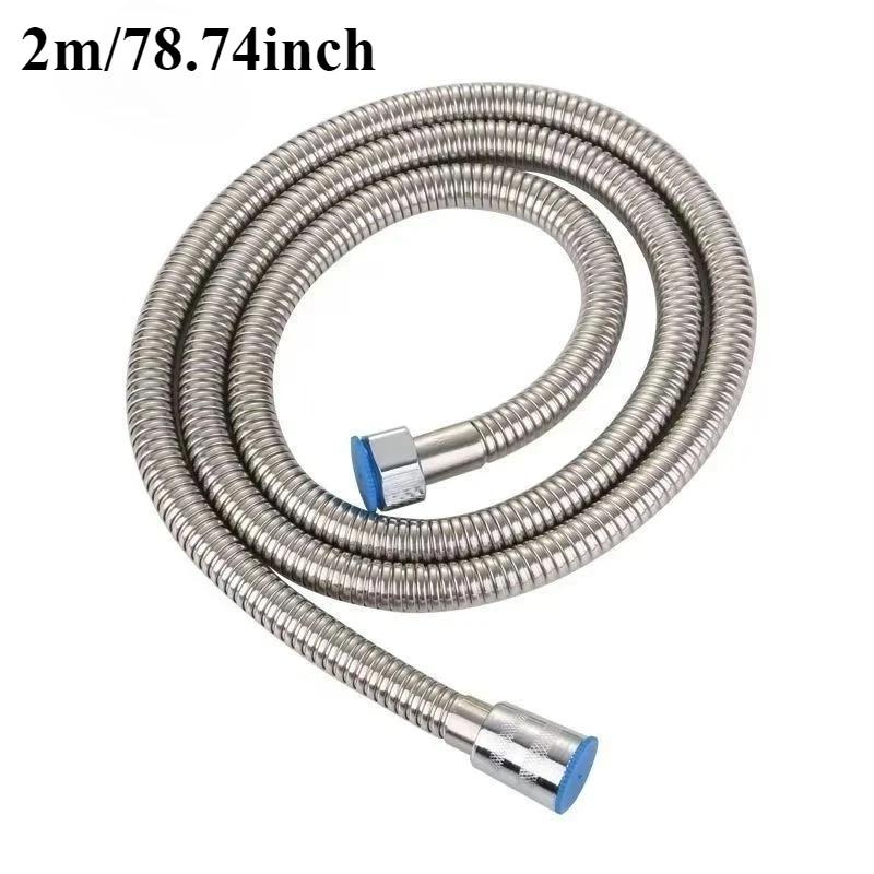 Bathroom Shower Stainless Steel Pipe Water Heater Showerhead Inlet Hose Explosion Proof Nozzle Shower Hose Bathroom Accessories