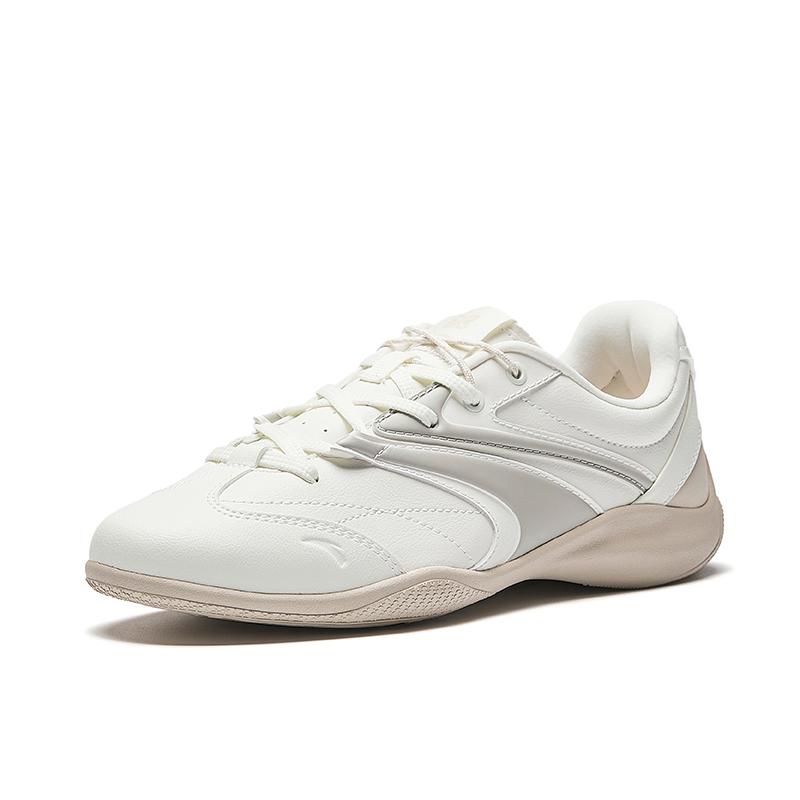 Anta Fashion Retro Versatile Shock Absorbing Wear Resistant Low Top Casual Shoes Women sneaker Ivory 122548886-2