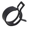 130PCS Spring Band Type Action Fuel Line Silicone Vacuum Hose Pipe Clamp Low Pressure Air Clip Fasteners Assortment Kit Black