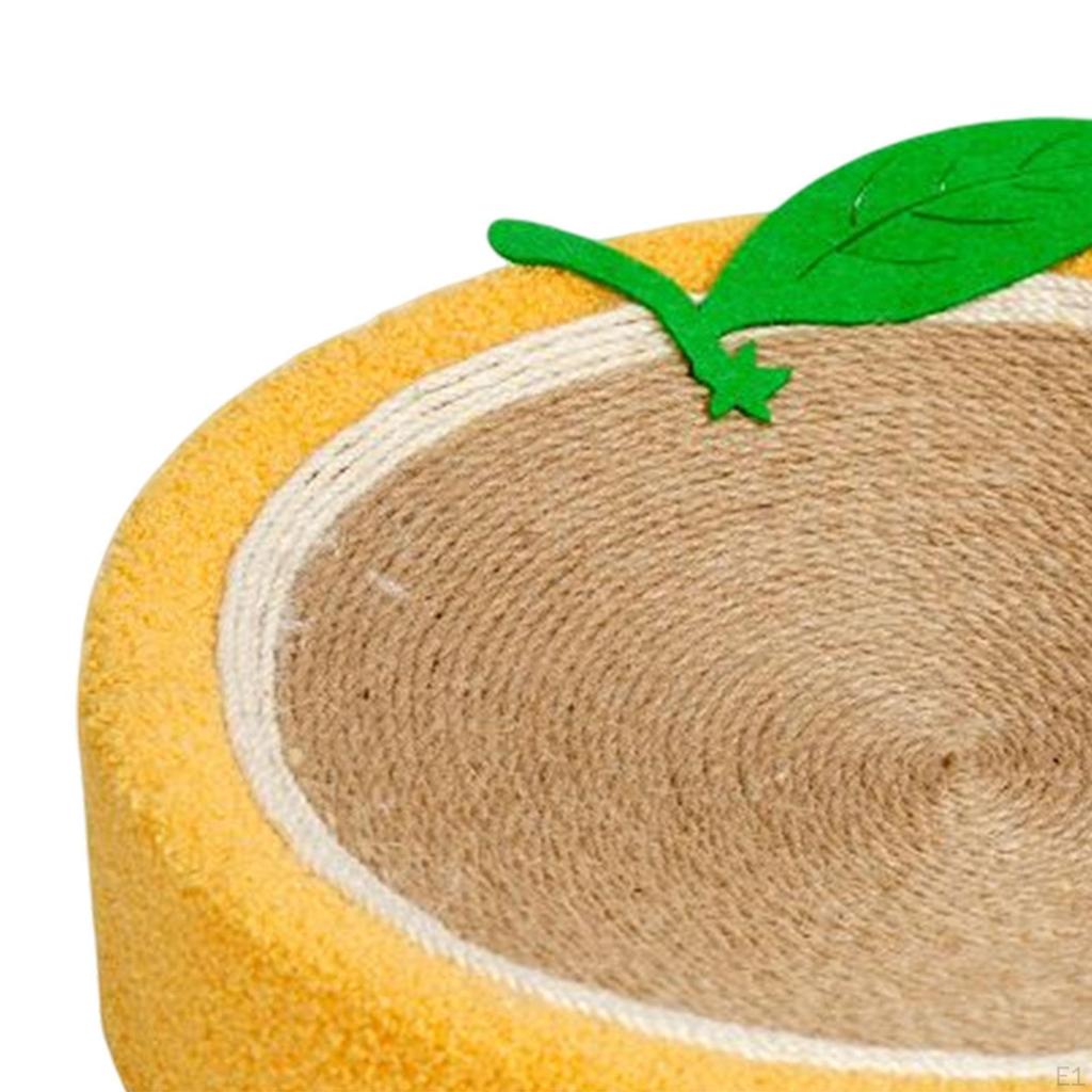 Indoor Cats Scratching Pad Bed Round 15.4x3.9inch Recyclable Accessories Durable and Thick Curved