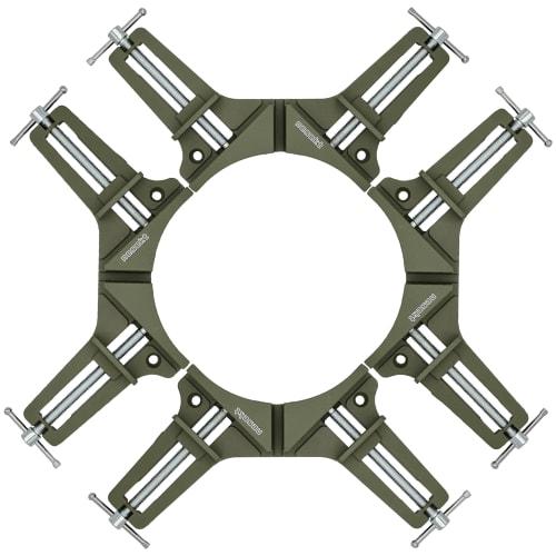 

Угловые струбцины Nesect, Профессиональные, Порошковое покрытие оливково-зеленого цвета, Набор из 4 штук, Высокоточный алюминиевый сплав, Для фиксации под прямым углом, DIY Деревообработка, Сделано