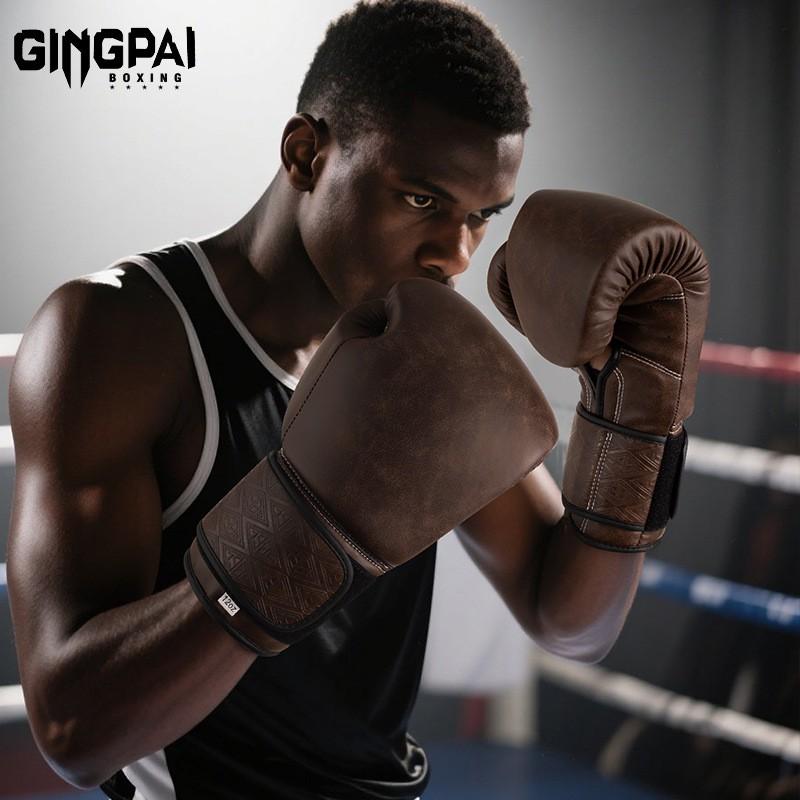 Professional Boxing Gloves Men Women Adults Training Punching Bag Muay Thai MMA Sanda Combat Sports 8oz 10oz 12oz 14oz