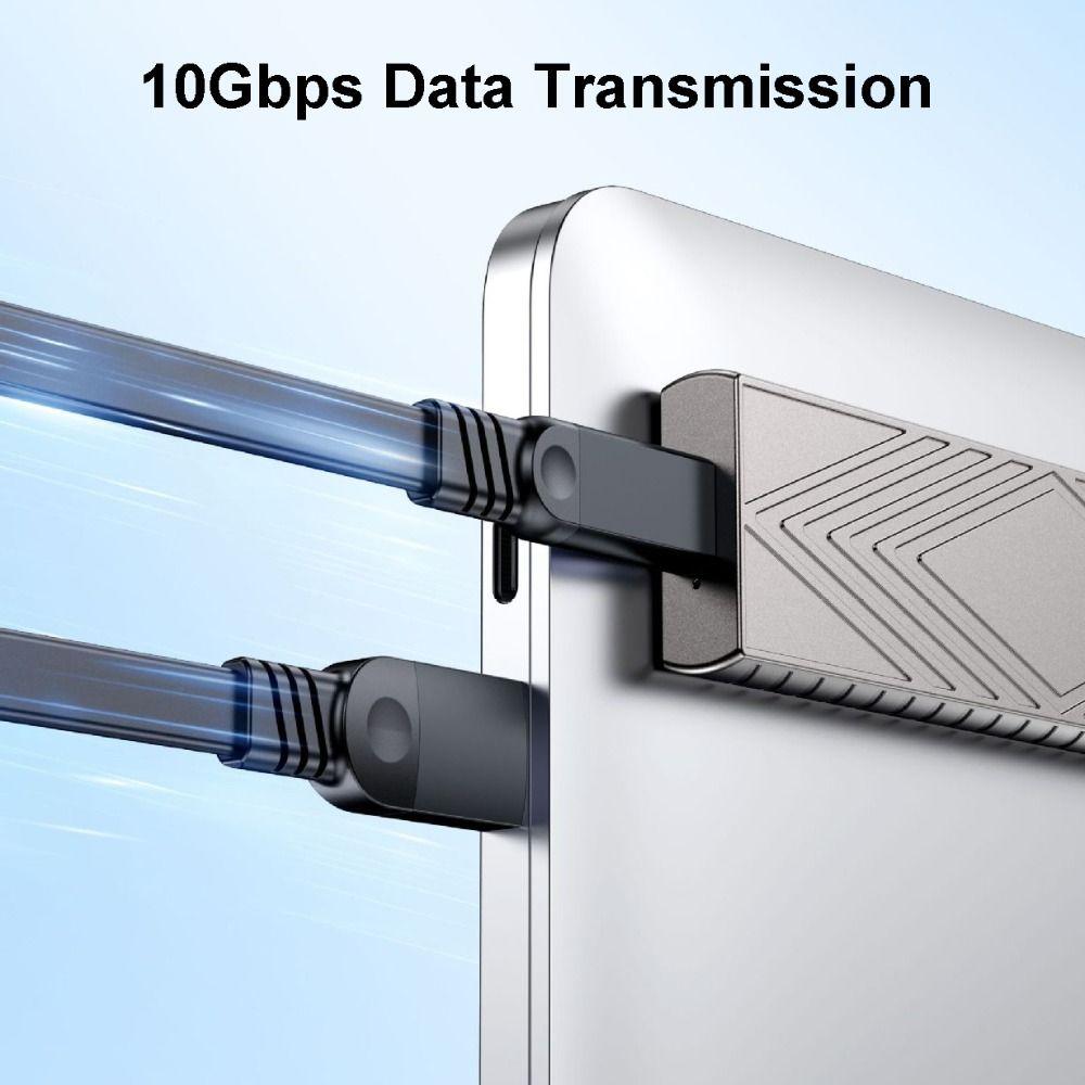 60W Fast Charging USB3.2 Cable 10Gbps Data Cable USB a To Type C Cord  Laptop Mobile Phone