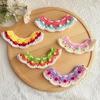 2pcs Handmade Dog Neck Set Photo Decoration Dog Neck Accessories Soft Pet Birthday Hat