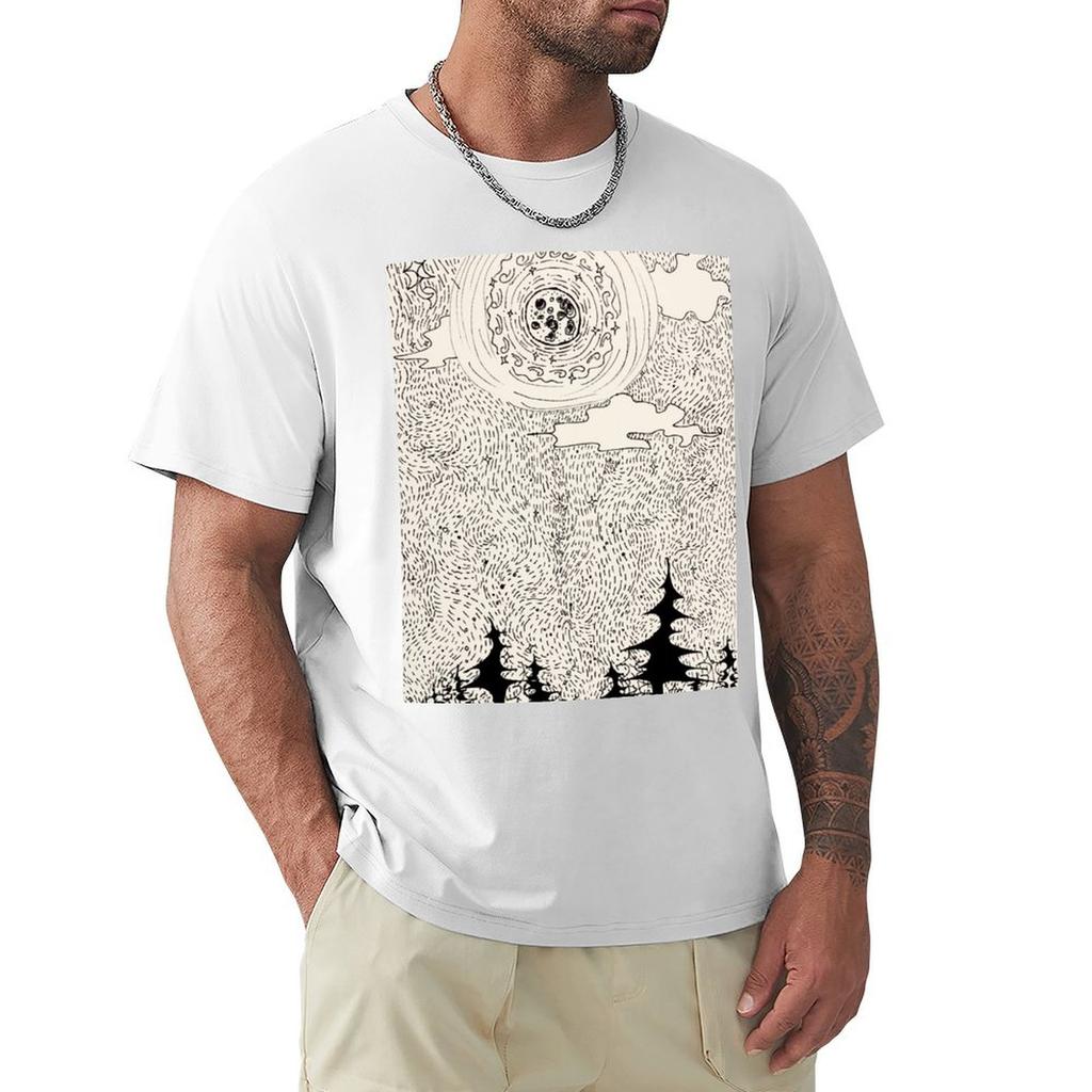 Lunar Forest TShirt Summer 2025 Blacks T Shirts for Men