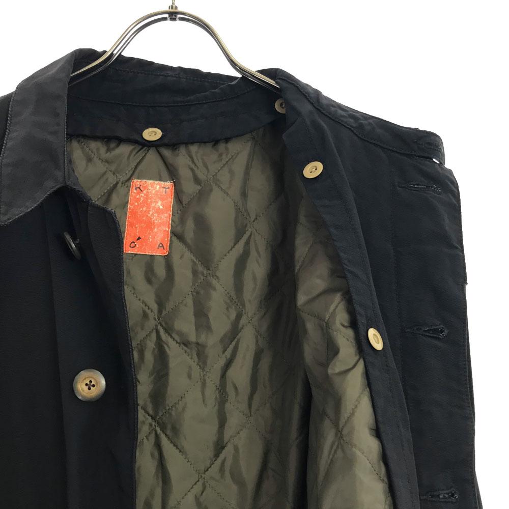 KATO Stainless collar coat M black Men's Used
