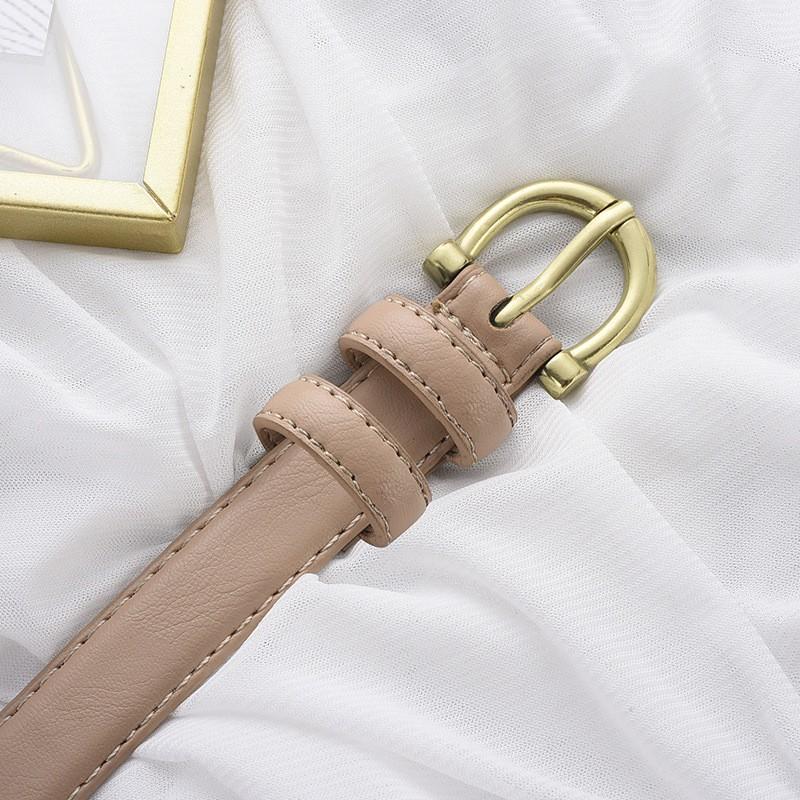 Ladies' small belt decoration versatile high-end needle buckle thin waist belt for women's summer new trend ins jeans belt