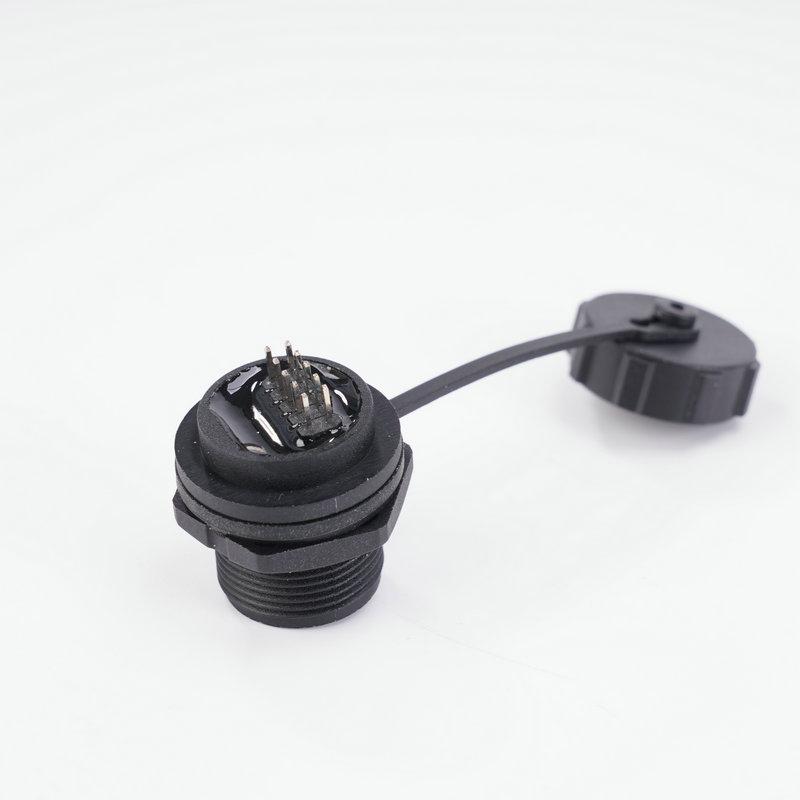 IP67 Waterproof Type-C Aviation Data Connector Panel Socket