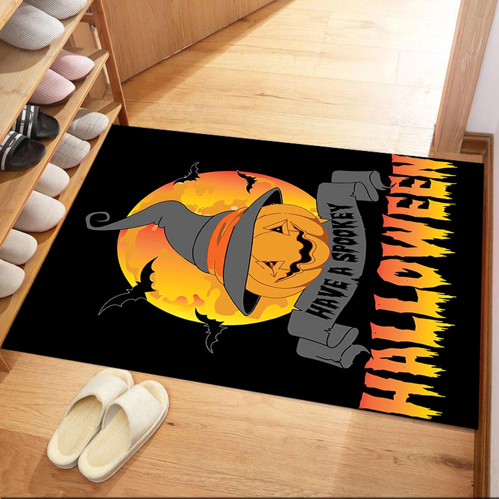 Spooky Halloween Night Floor Mats for Living Room, Bedroom and Room Decoration Are Suitable for Gifts.