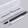 Kaco Metal Gel Pen 0.5MM Black Ink Refills Luxury Ballpoint Pens Business Signature Stylos Pen Holder Design Stationery Supplies