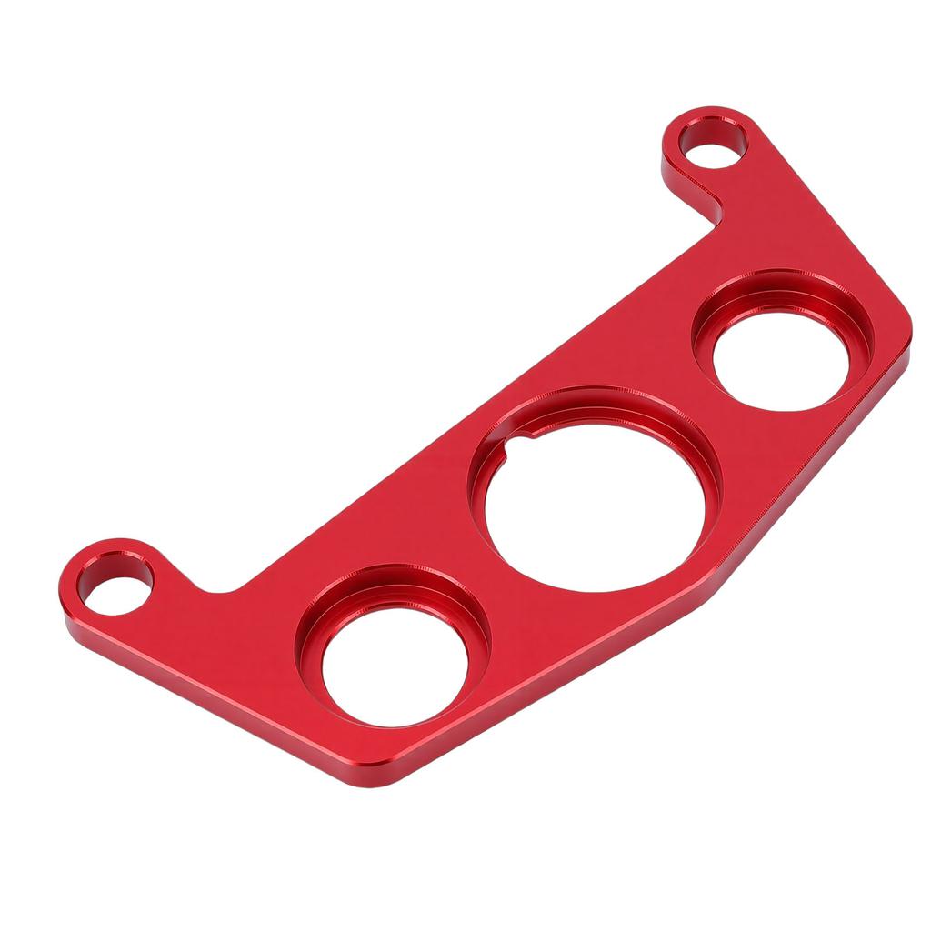 Key Switch and Indicator Light Mount Replacement for Pro Taper Handlebar Clamps Risers Aluminum Red
