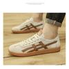 Summer Breathable Comfortable High  Breathable Style Cow Suede Leather Mesh Retro German Training Shoes39-44 Lightweight Men's