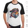 The Legendary Pirate TigerKing Of The Wild Oceans T Shirt Cotton Men Women DIY Print Pirate Tiger Animal Art Colorful