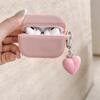 Simple solid color leather pattern for AirPods 1 apple bluetooth wireless headset cover pro1 protective cover 1/1 generation female