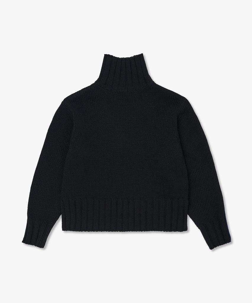 PLAC WOMEN Contrast Line Turtleneck Knit_2 Colors