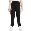 Logo Fashion Print Drawstring Cuffed Knit Joggers Kids Bottoms Black DV9474-010