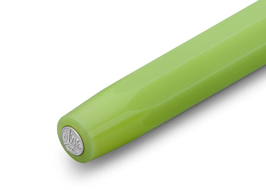Kaweco Frosted Sport Fine Lime Ballpoint Pen Officially Imported Water-Based (FRRB-FL) -