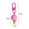 Resin Tulip Keychain Pendant Flower Girl Heart Cute Bag Ornament Headphone Key Case Decoration