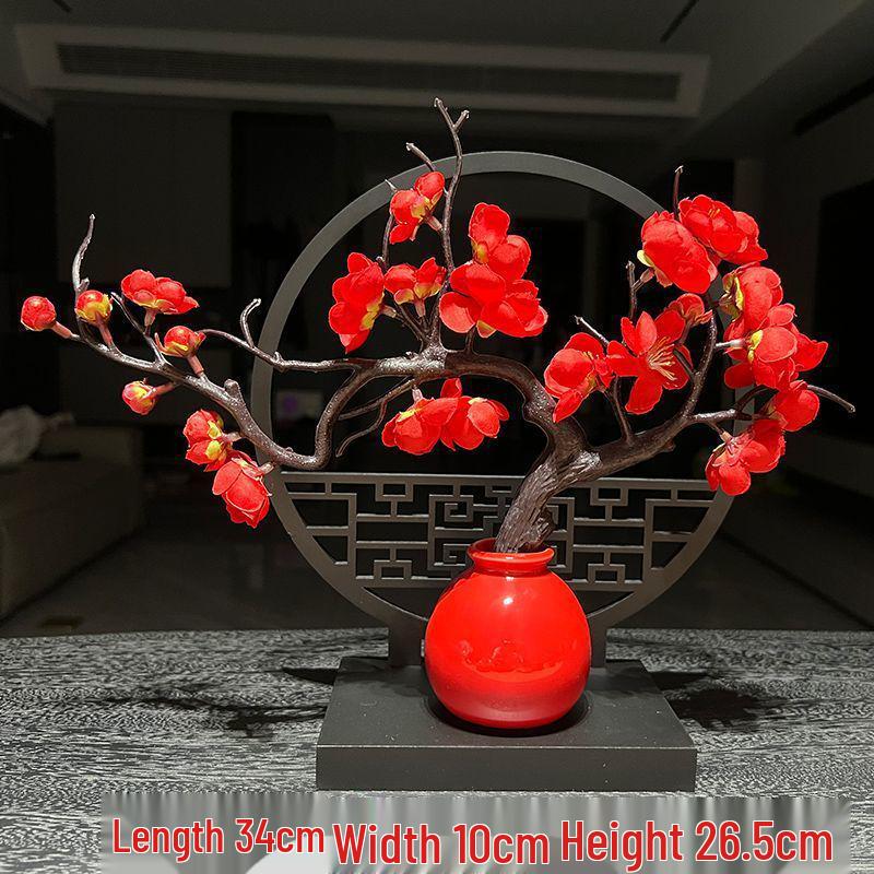 

Новая керамическая ваза в китайском стиле - Элегантное украшение для цветочной композиции для гостиных