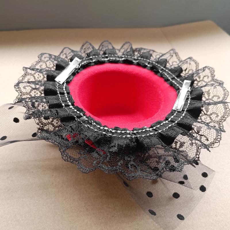 1 шт. Квітковий пір'євий головний убір Аксесуари для волосся Перлинний бісерний декор Дівочий дитячий капелюшок-федора Шпильки для волосся