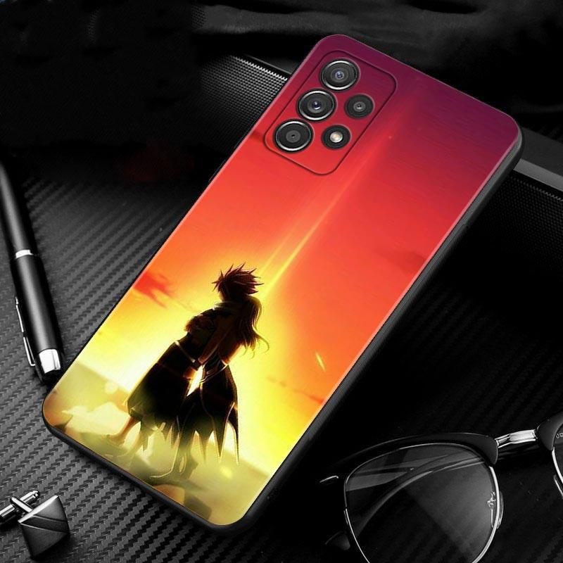 Silikon Fall Für Samsung Galaxy A51 A12 A21s A71 A52 A31 A32 A02s A72 A11 A41 A22 A01 A51 5G A02 f42 Manga Fairy Tail Anime