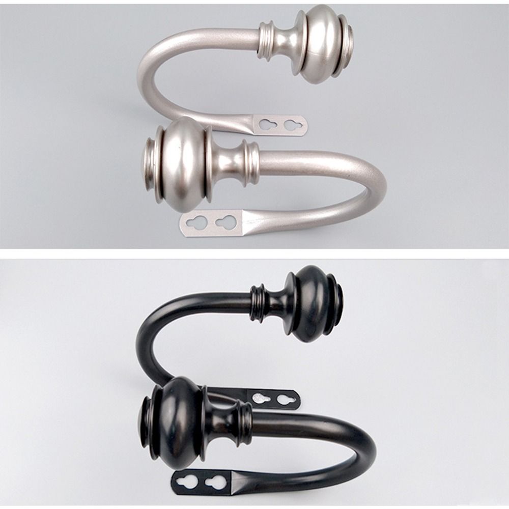2Pcs Vintage Style Curtain Holdbacks Wall Mounted Tieback Hooks Drapery Tie Backs  Home Decor