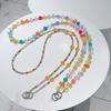 Pvc Color Beaded Bear Crossbody Phone Strap With Crystal Smile For Kids And Adults