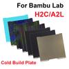 Für Bambu Lab A2L H2C Bauplatte 335x325mm Hitzebeständig Einfache Installation Langlebig Verschleißfest PEI PET PEO