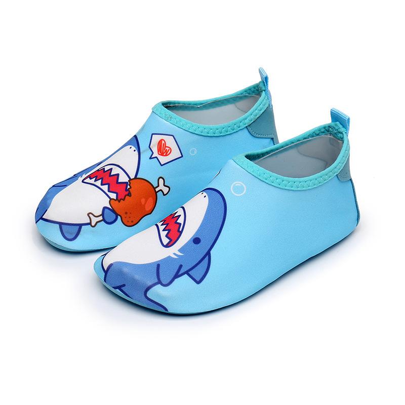 Kinderen Jongens en Meisjes Waterschoenen Patroondruk Sneldrogend Antislip Ademend Aqua Sokken Peuter Kinderen Zwemwaterschoenen voor Strand Zwembad