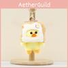 Adorabile Portachiavi Peluche Anatra Animale di Peluche con Materiale Corto in Peluche per Regali per Bambini