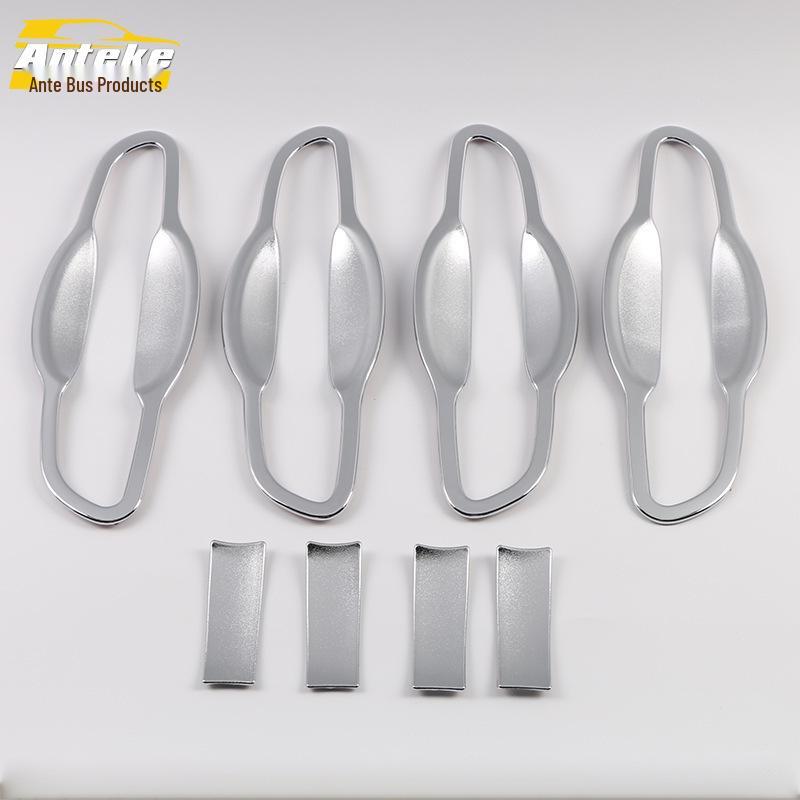 Scratch-Resistant Door Bowl Decorative Ring for 17 Elantra - Protective Film and Grinding Cover Accessories