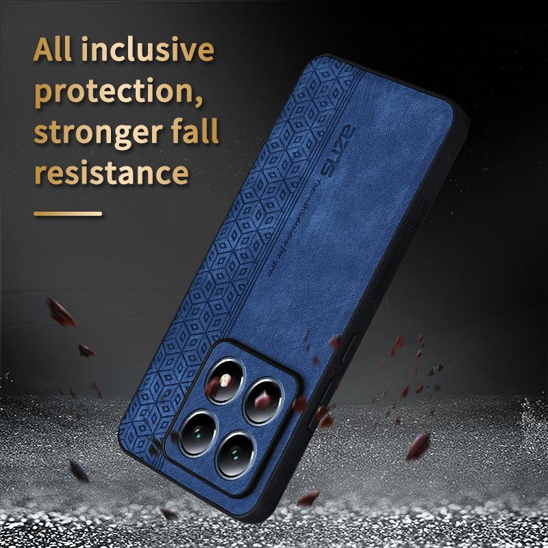 For Xiaomi 14T 5G Back Cover Skin Feel Shockproof Leather Phone Case Bumper For Xiaomi 14T Coque Capa