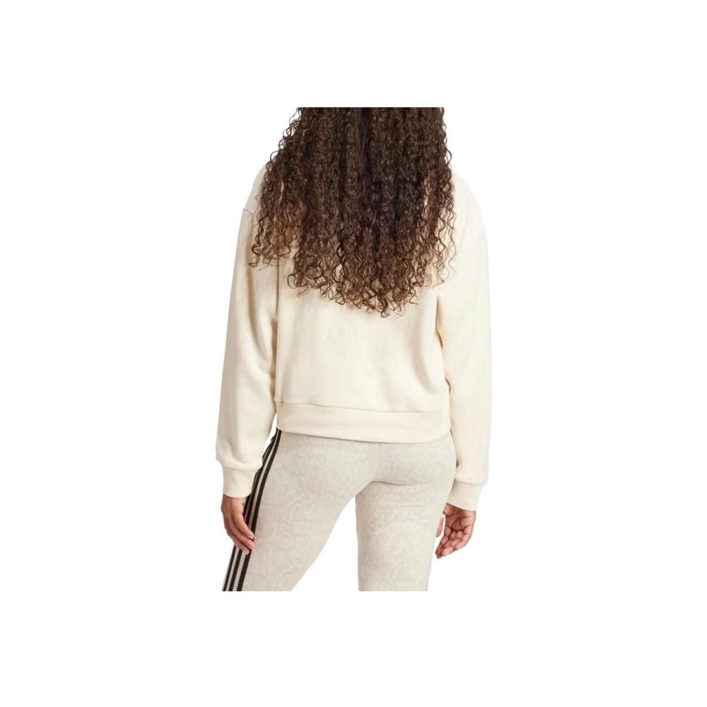 adidas Originali Casual Confortevole Antivento Caldo Felpa con Cappuccio a Maniche Lunghe da Donna Felpe Bianco JC8329