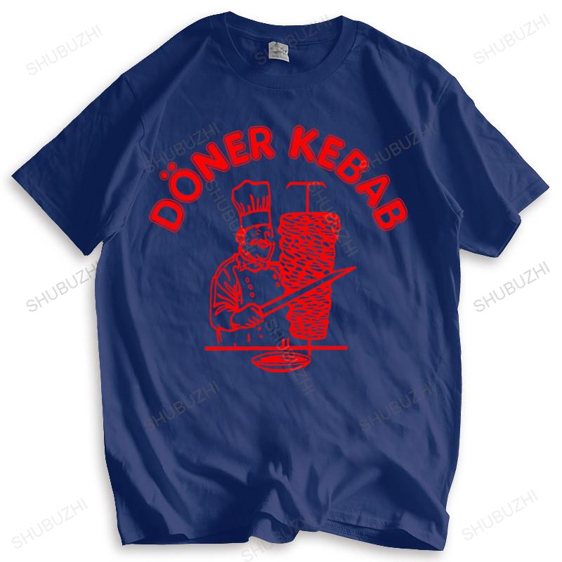 Hot Sale Men Brand  Summer Cotton Tshirt Doner Kebab Soft Breathable Teeshirt  Loose Tops for Him Plus Size Tshirt