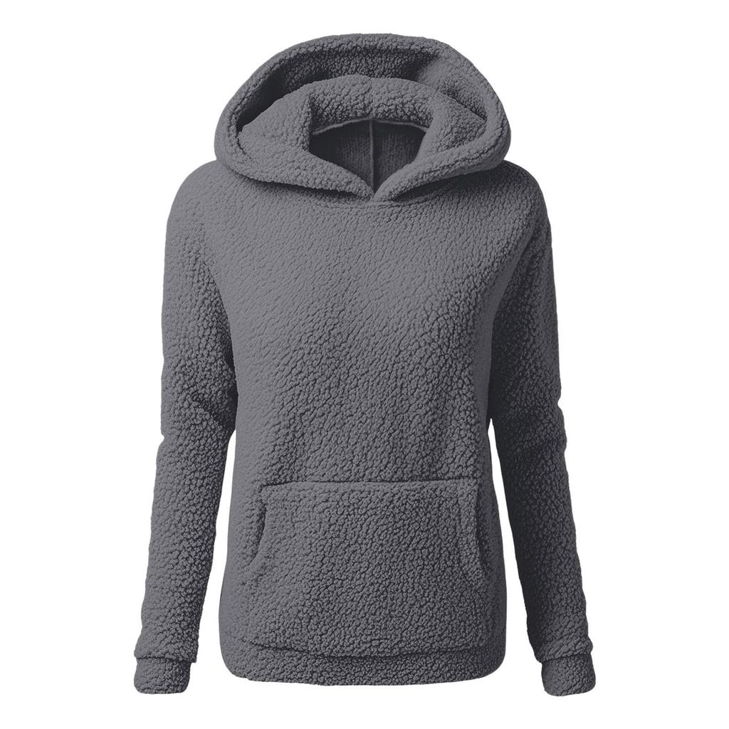 Women's Sweatshirt Fleece Hoodie Oversized Pullover Fuzzy Pajama Tops