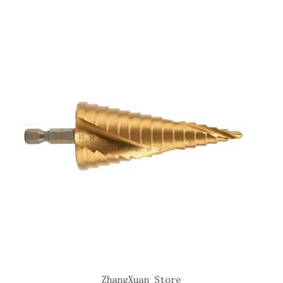 Spiralling Grooved Step Drill Bit High Speed Steel 4mm-12/20/32/22mm (5/32-5/4inch) 3XUF