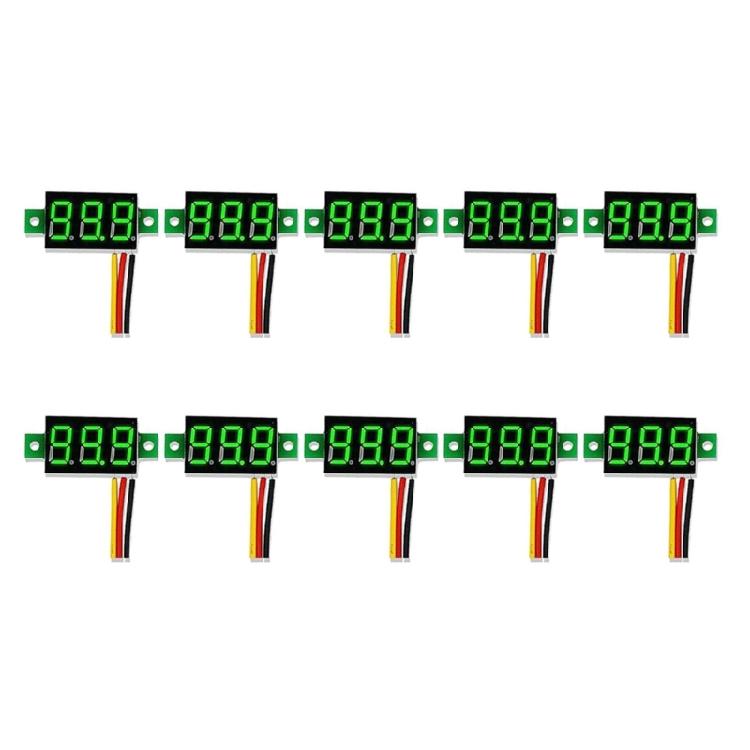 10Pcs Mini Digital 0.28" 3 Wire LED Panel Display Voltage Tester Voltmeter