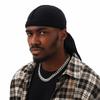 Cotton Long Tail Pirate Cap Headband Hole Bandana Cap Punk Hip Hop Bandana Headscarf  Moto Bike
