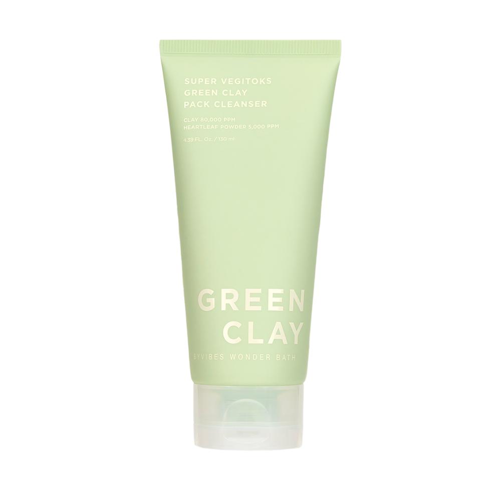

WONDER BATH Super Vegitoks Green Clay Pack Cleanser Deep Pore Detox 130ml