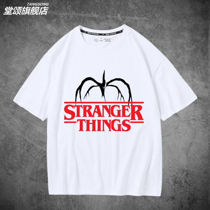 American TV Series Print Cotton Shortsleeved Tshirt for Men and Women Trendy and Fashionable Clothing