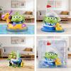 Superise Toys Mobilization Navy Diving Swimming Circle Three Eyed Figurines Cute Desktop Models Ornaments Birthday Gifts