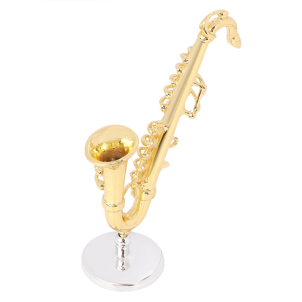 1:12     Alloy Saxophone Musical Instrument Decoration Accessories Children Toy