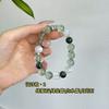 Original design lemon citrine and green fluorite bracelet for women, suitable for summer, natural gift for girls