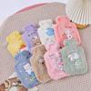 Plush Cartoon Soft Rabbit Fur Hot Water Bottle Hand Warmer, Explosion-Proof and Thickened