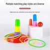 Large Creative Jenga Ring Toss: Parent-Child Stress Relief Toy