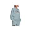 Adidas Alphabet Print Crew Neck Sweatshirt Japanese Edition Women Tops Blue HL9057