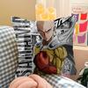 Anime O-One P-Punch Man Personalized Picture Text Home Decorative Pillows Household Gifts 45X45Cm