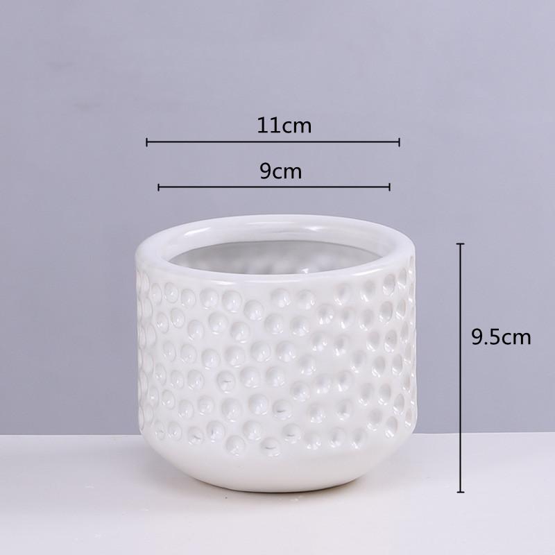 Zlatý keramický květináč Sukulentní květináč Květináč Váza Terárium Květináče Balkonové dekorace Plantas Accesorios Domácí dekorace